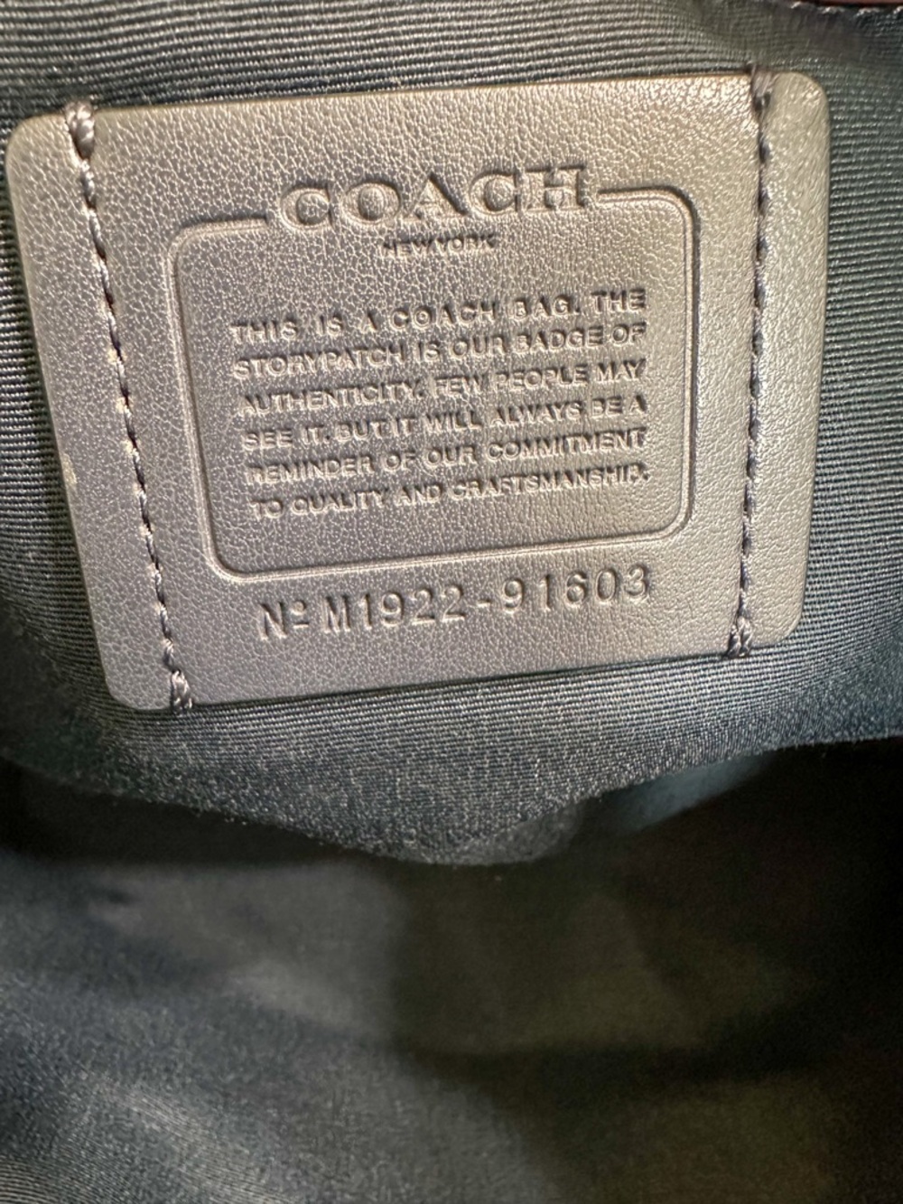 Coach Prairie Satchel Crossbody Rose Bouquet Midnight Floral Leather - Picture 14 of 14